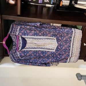 Lucky Brand 3X Blouse Top